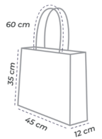 ECO-BOLSA MARKET 35 x 45 +12 cm