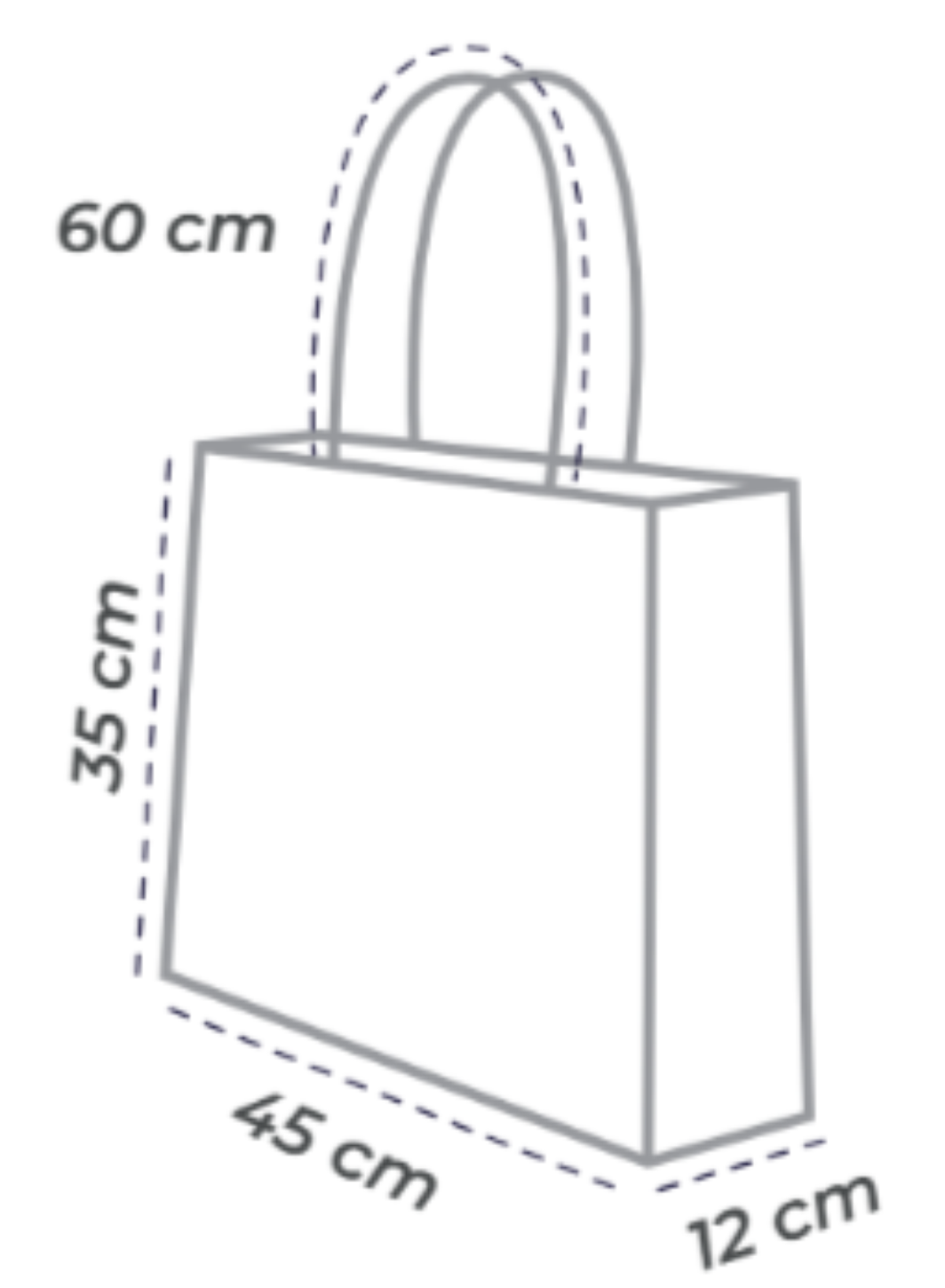 ECO-BOLSA MARKET 35 x 45 +12 cm